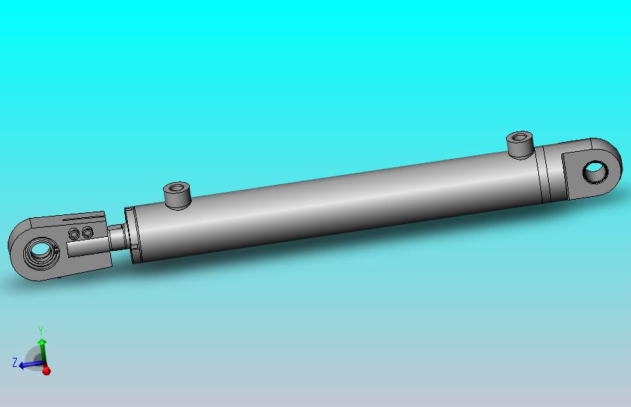液压油缸HSG-40X25-CA 基本型圆型工程油缸[HSG-40x25-300-CAI]