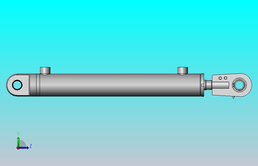 液压油缸HSG-40X25-CA 基本型圆型工程油缸[HSG-40x25-300-CAI]