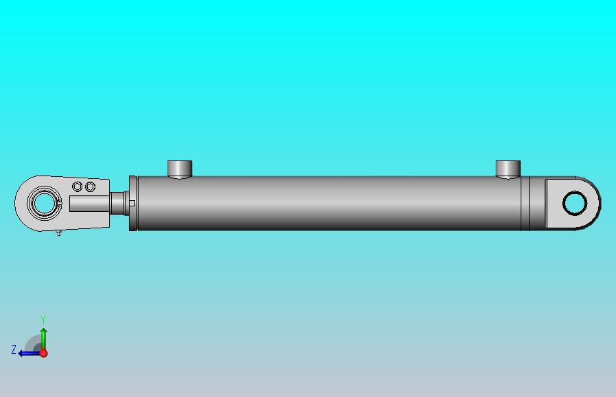 液压油缸HSG-40X25-CA 基本型圆型工程油缸[HSG-40x25-300-CAI]