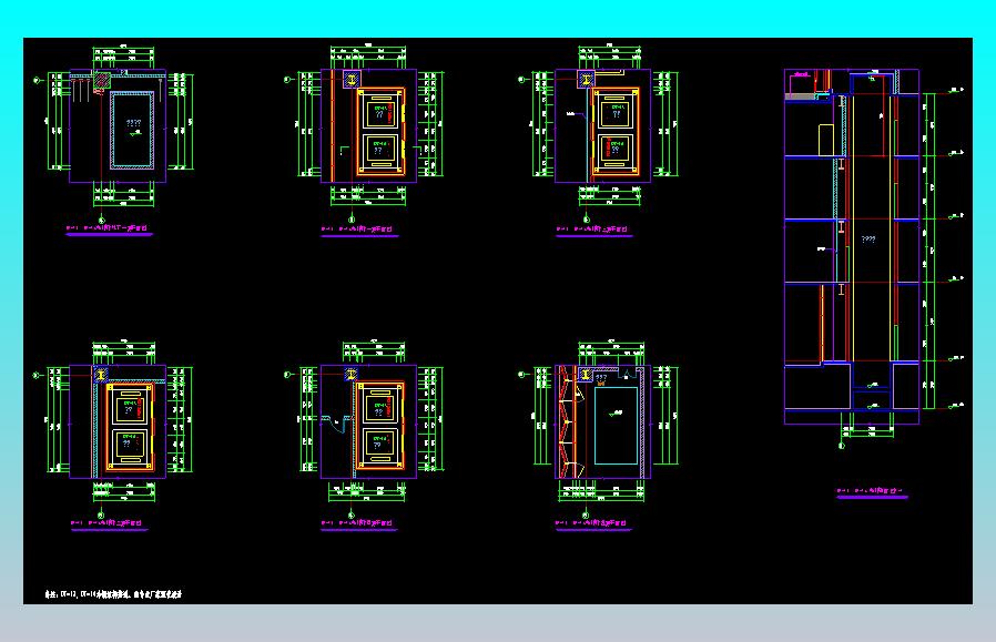 CAD建筑施工修建图纸5
