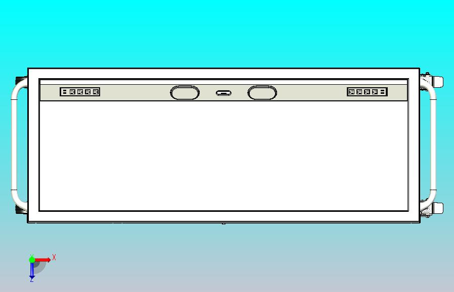 72寸机柜，带11个抽屉和大容量存储空间，顶部有iphone doc和电源板