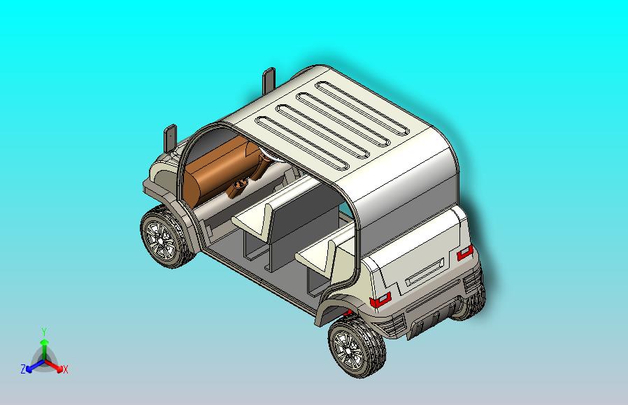 4座电动汽车