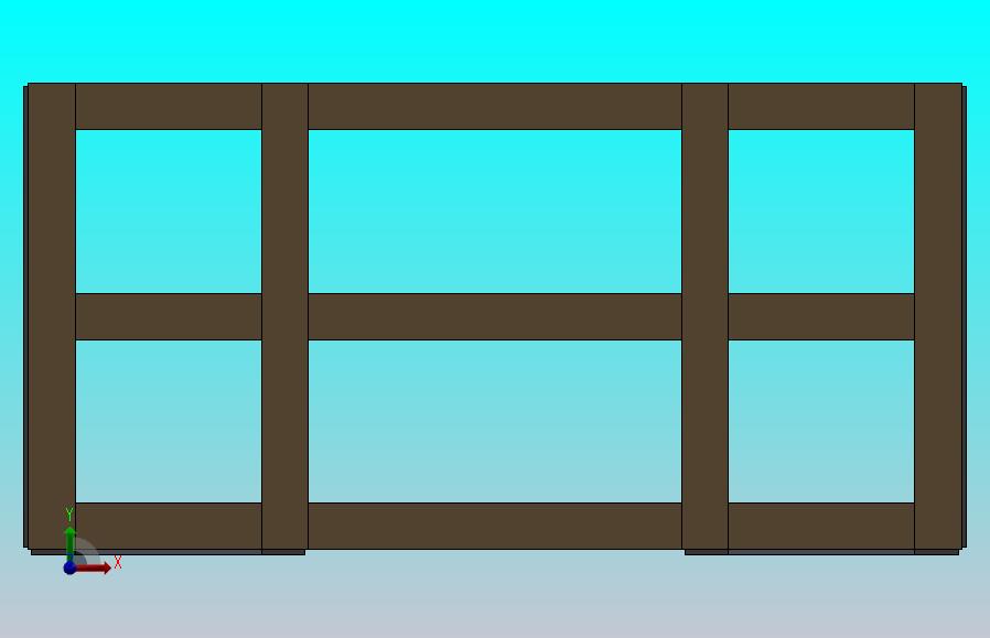 框架，用于存放、运输和展示玻璃样品(最大1x1米)