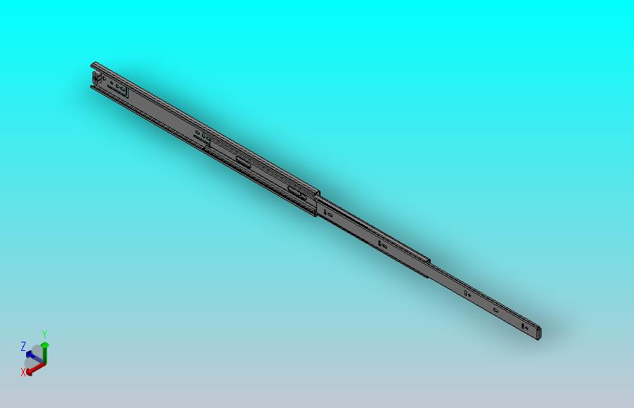 扩展抽屉滑轨508mm