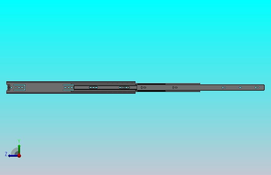 扩展抽屉滑轨508mm