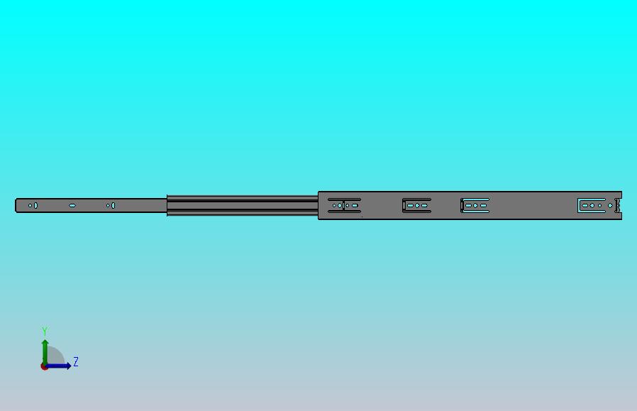 扩展抽屉滑轨508mm