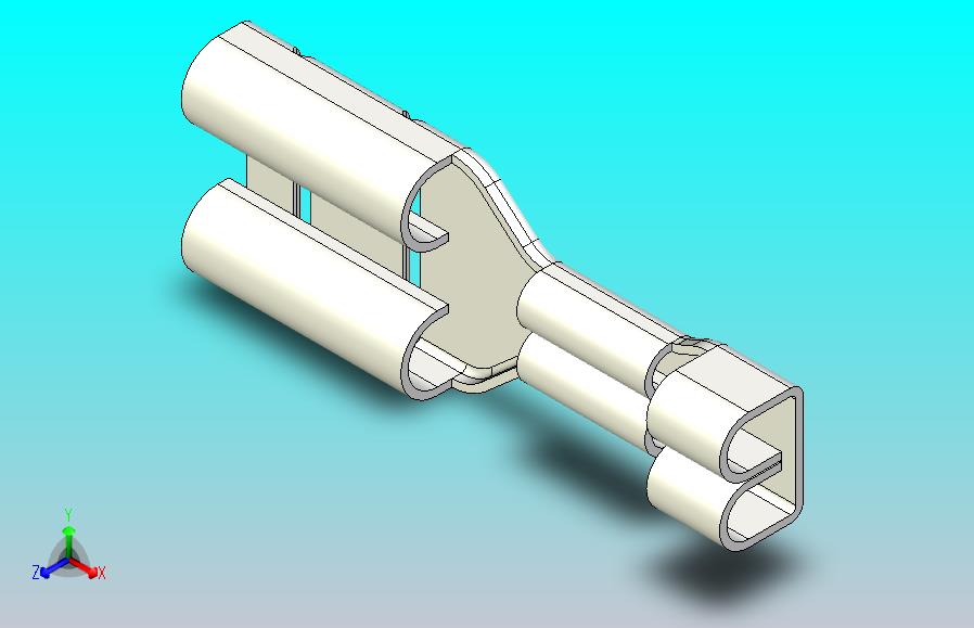 铲形压接连接器