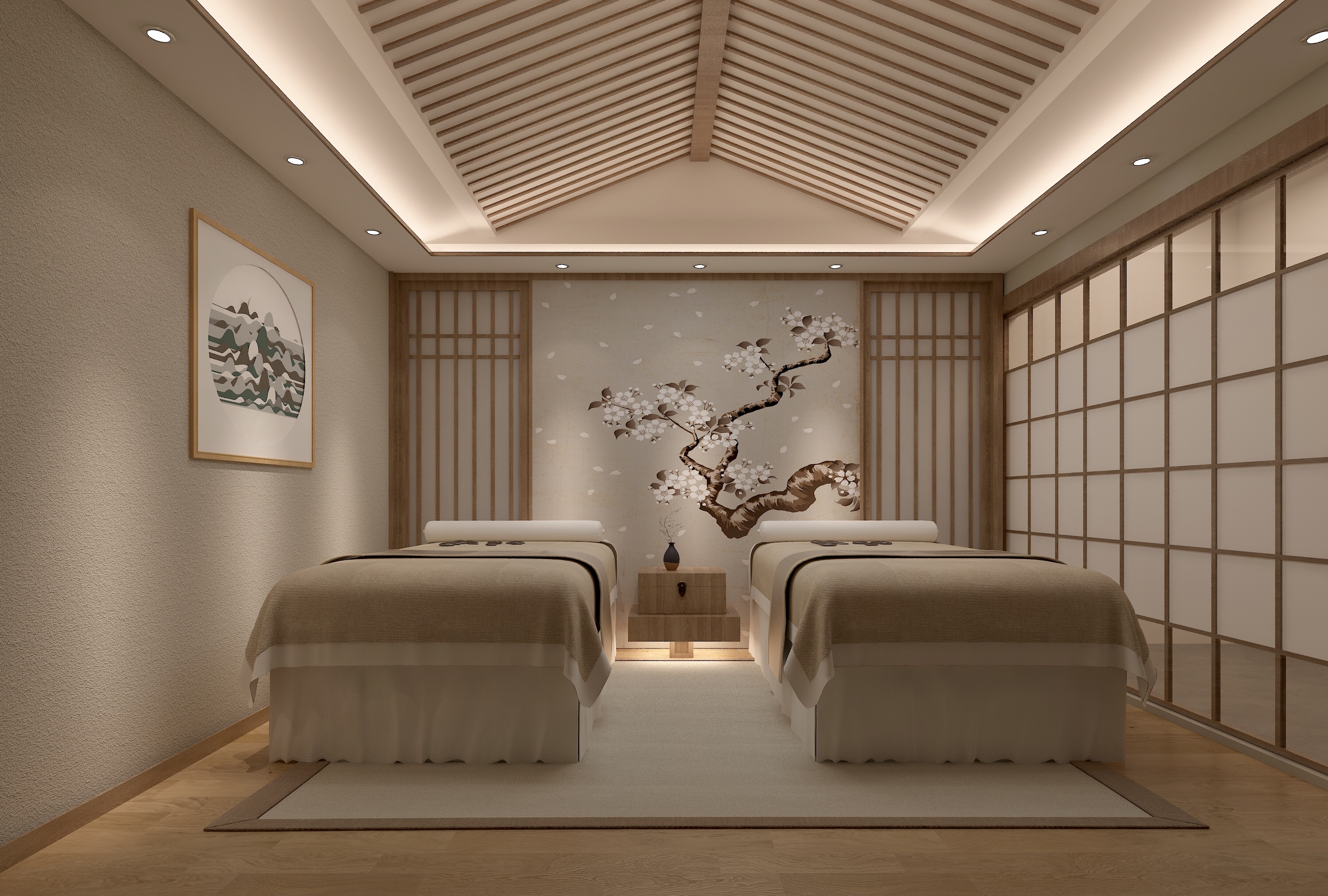 9CAD全套施工图+高清效果图