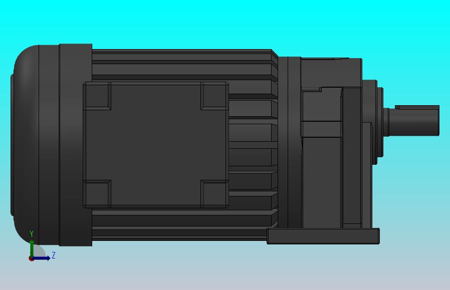 GH-22卧式-三相、单相缩框型（刹车）齿轮减速马达[GH-22-200W-100-B-B-G1-LD-H0]