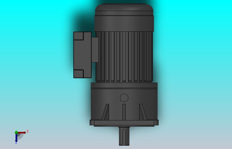 GV-32立式-三相、单相缩框型（刹车）齿轮减速电机马达[GV-32-1500W-40-B-B-G2-LD-H3]