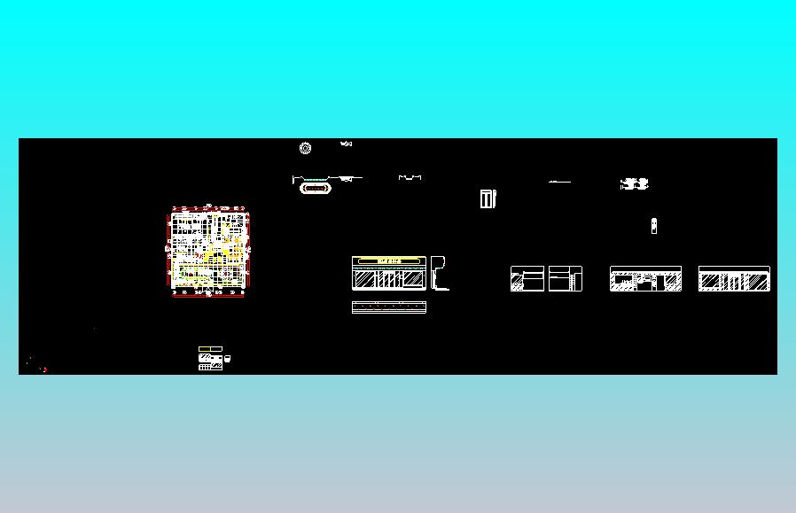 2烘焙莲花桥CAD+效果图