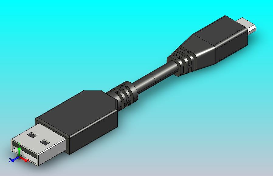 USB 2 0 A公转Micro B电缆