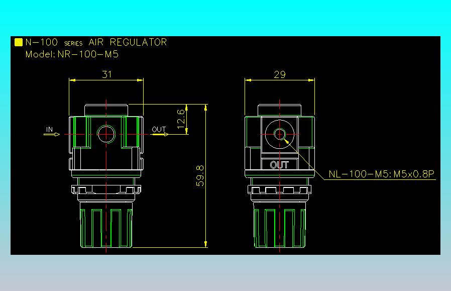 气立可CHELIC调压器2D-NR-100-M5