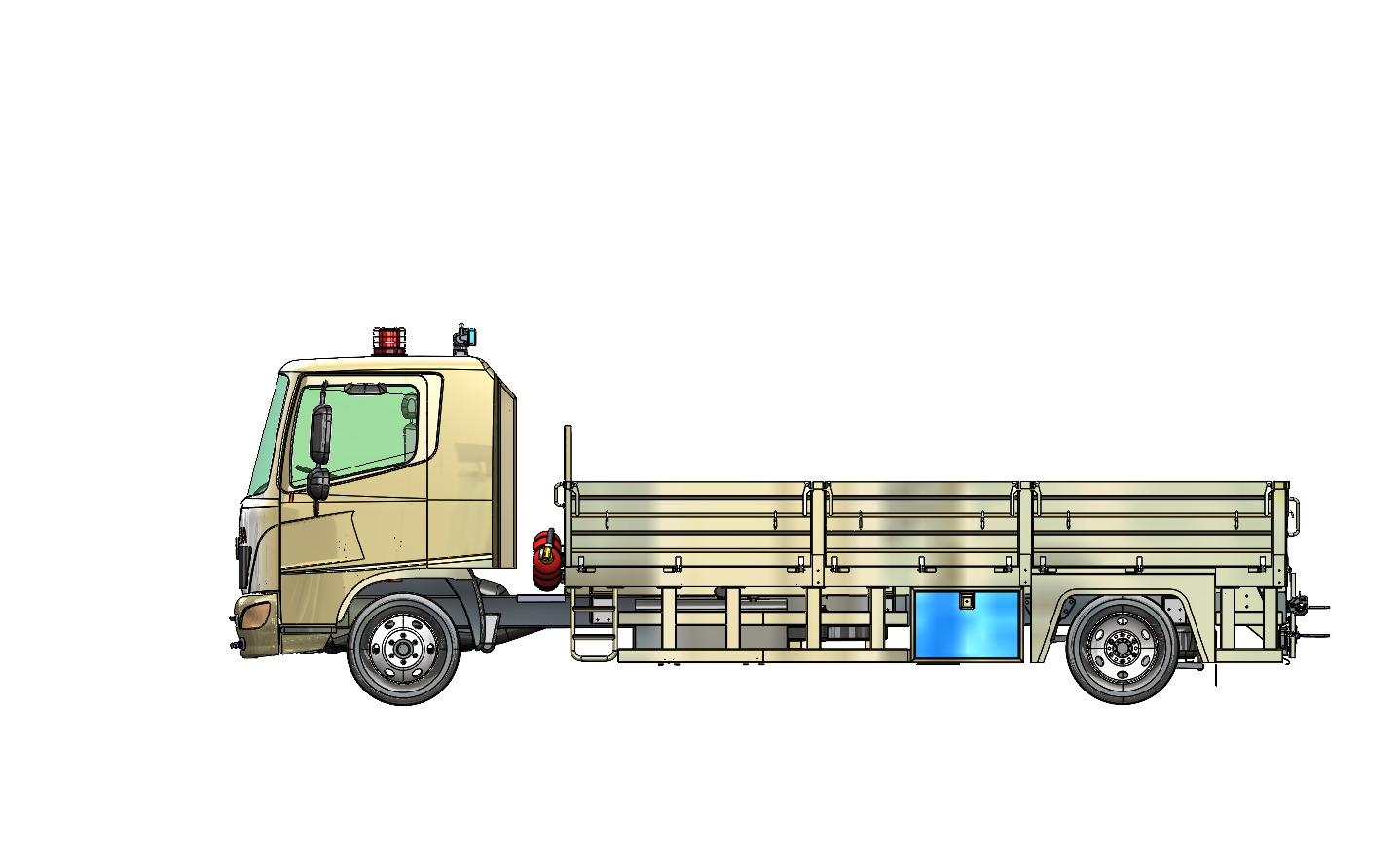 侧栏卡车重型战术运输车