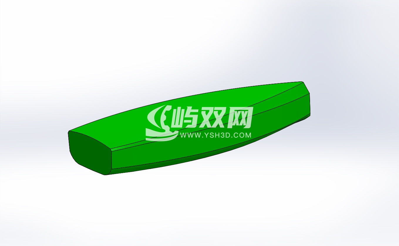 圆形船模型