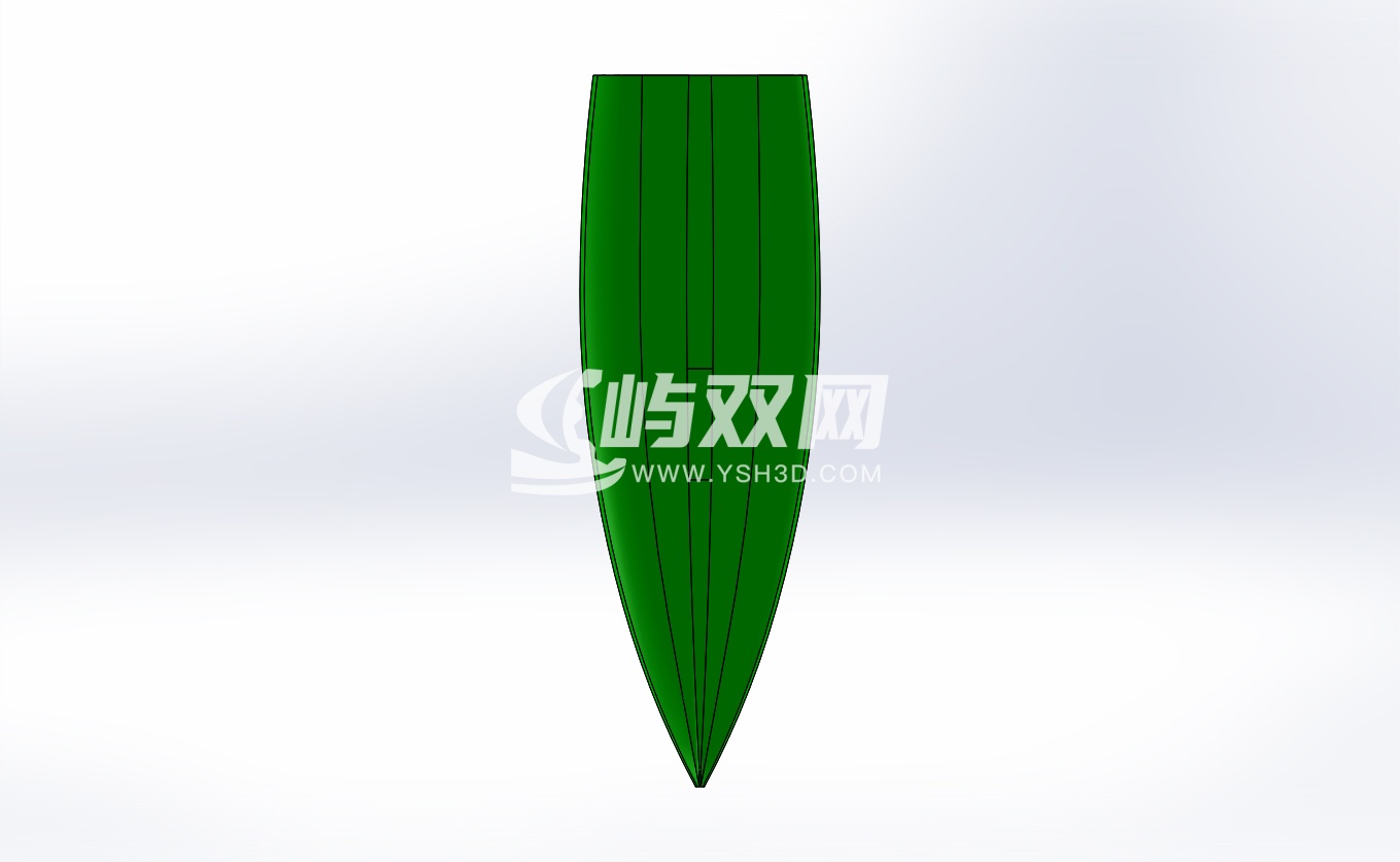 圆形船模型
