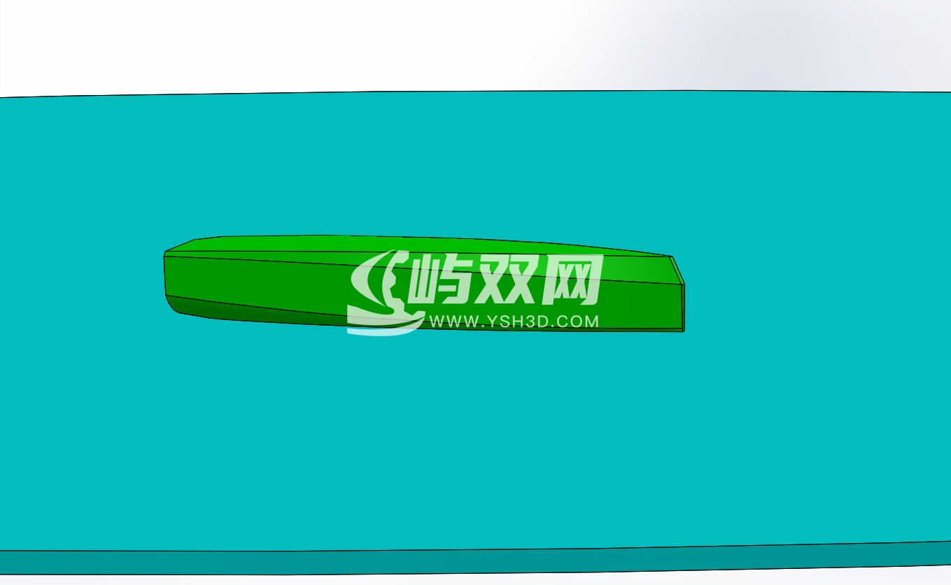 圆形船模型