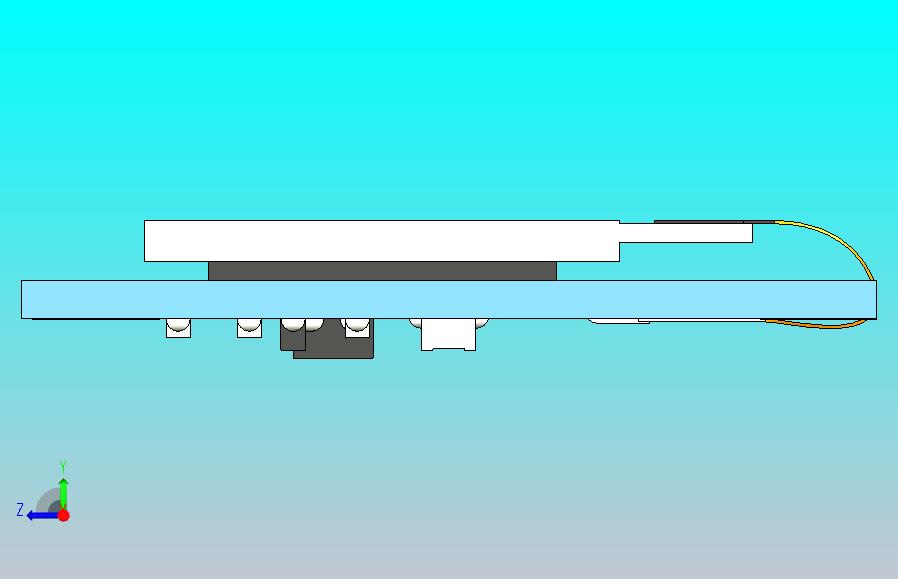 128x64屏幕的微型LED显示屏