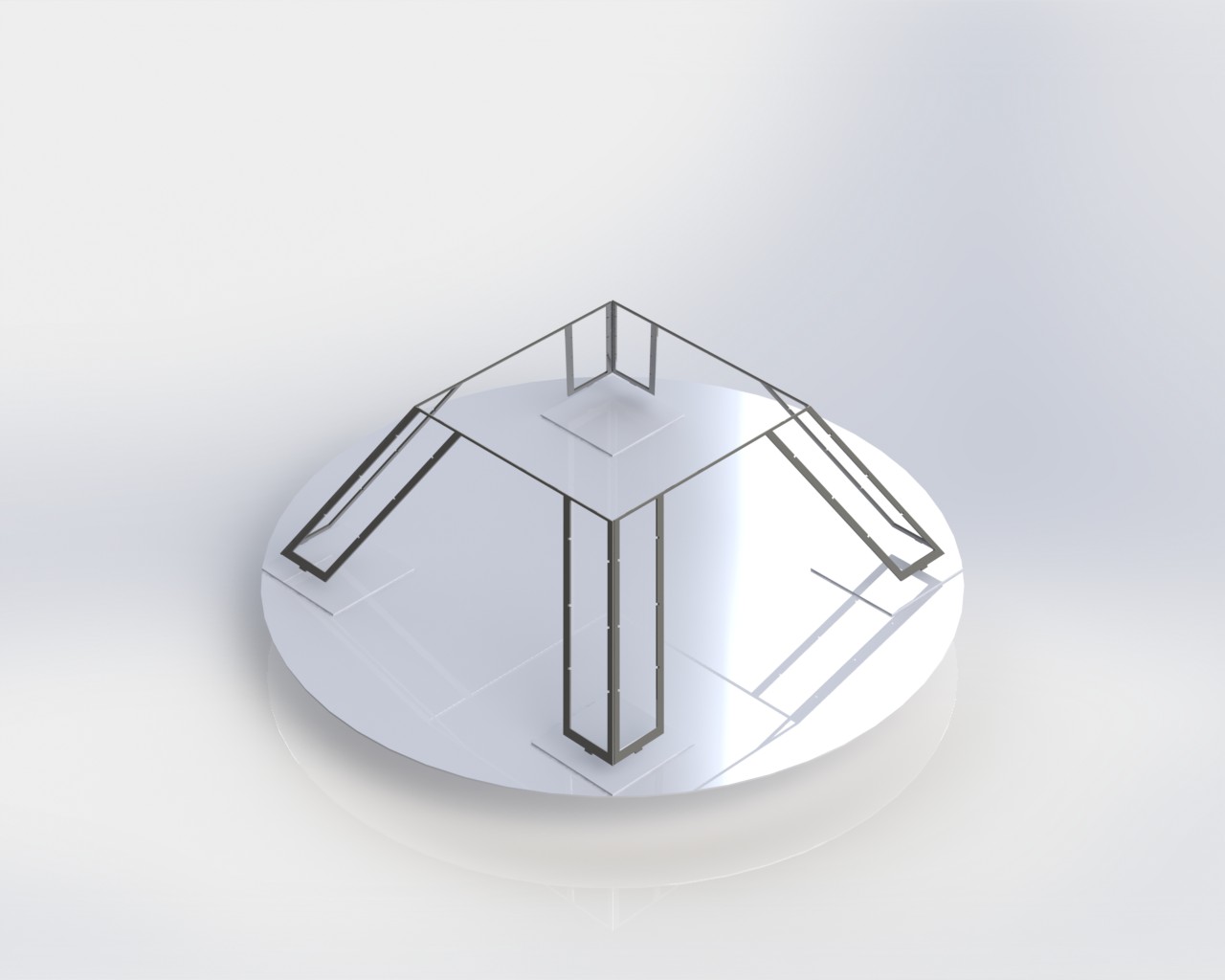 埃菲尔铁塔，金属板拼图，3d拼图