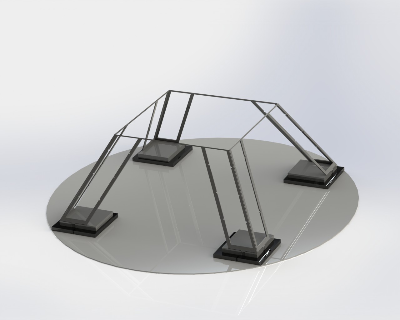埃菲尔铁塔，金属板拼图，3d拼图