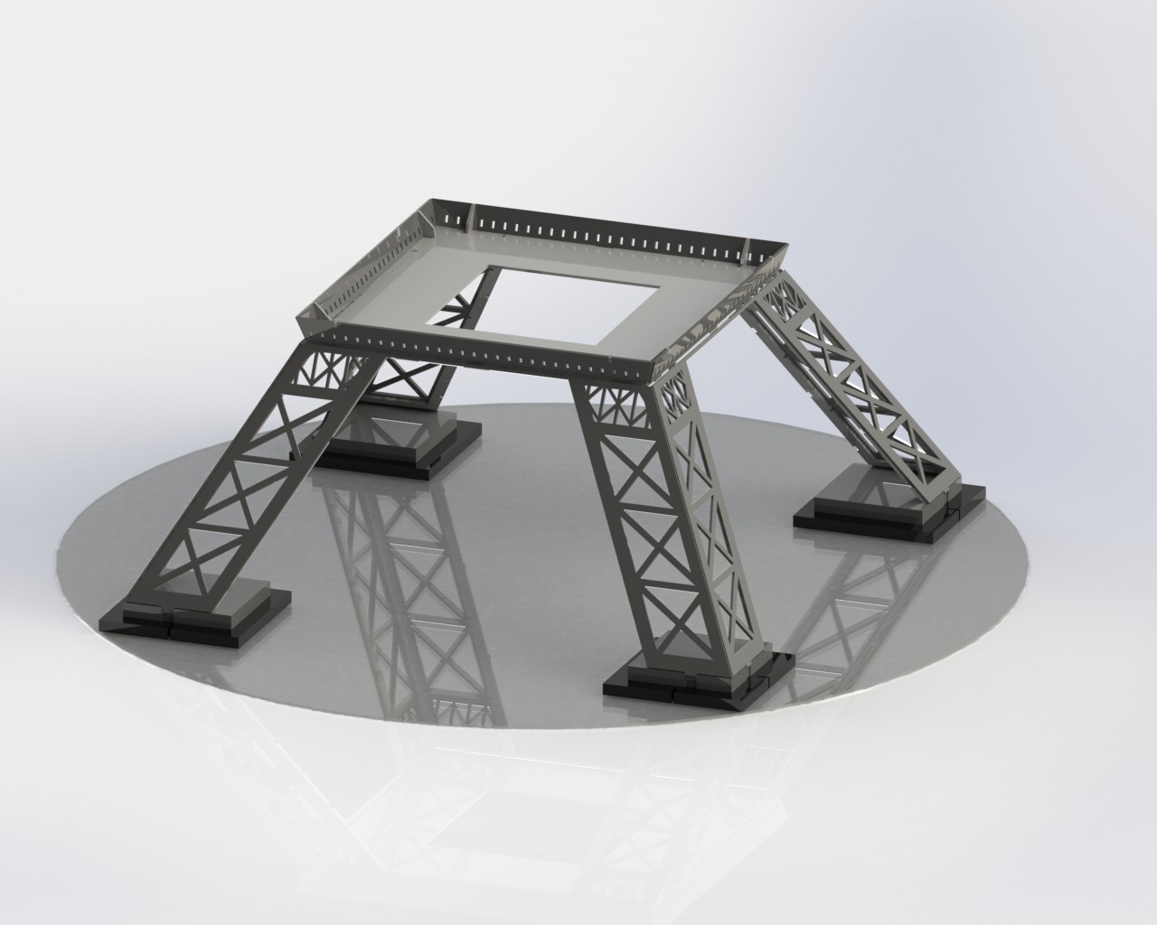 埃菲尔铁塔，金属板拼图，3d拼图