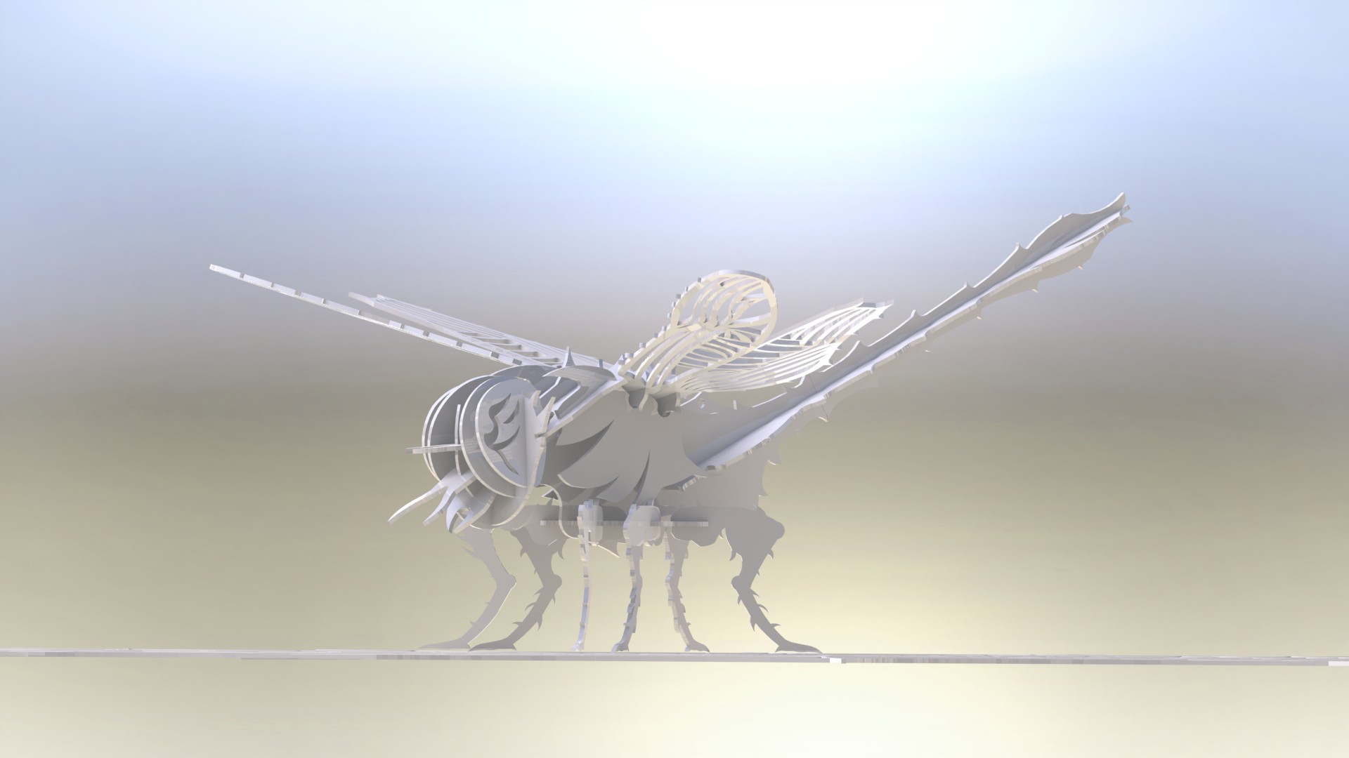 被困蜻蜓”3d拼图