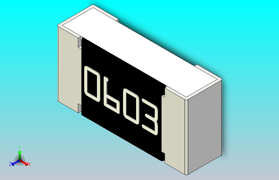 表面安装电阻器0603 (1608公制)