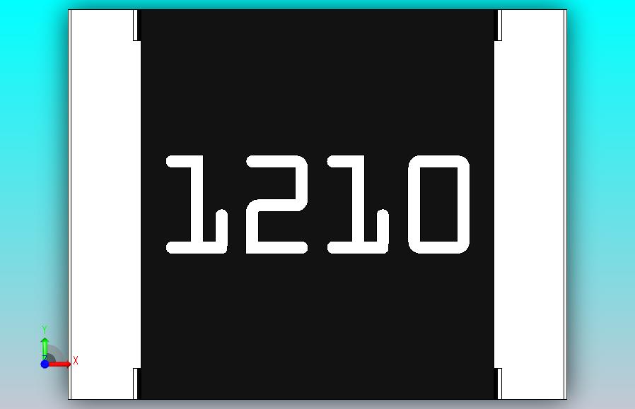 表面安装电阻器1210 (3225公制)