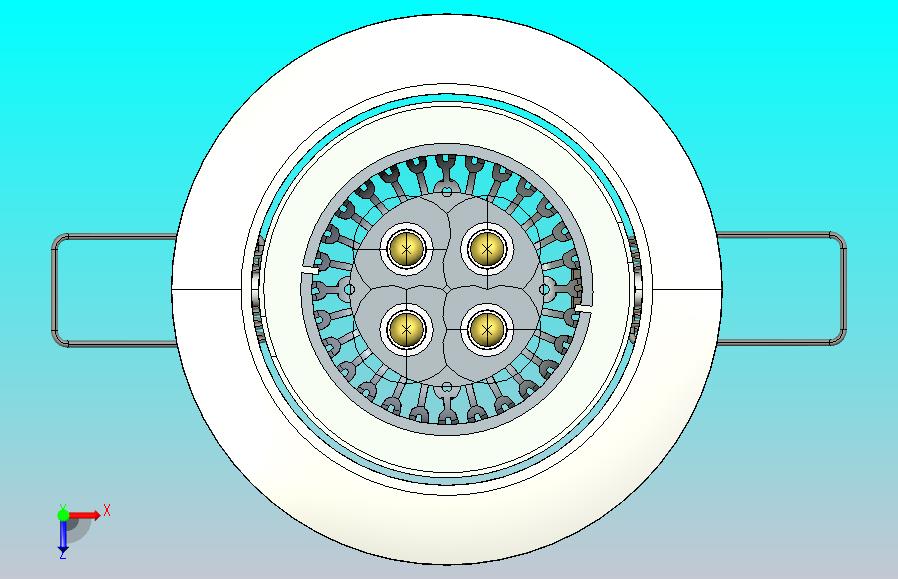带外壳的LED灯泡4W