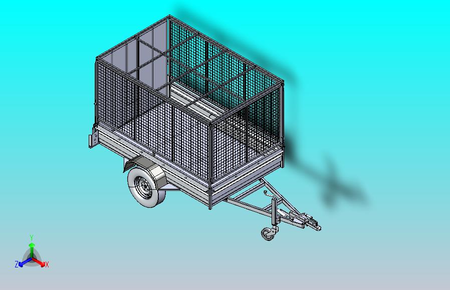 8x5FT农场拖车