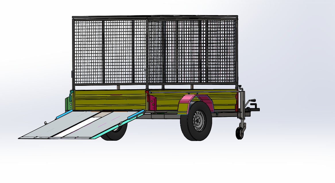8x5FT农场拖车