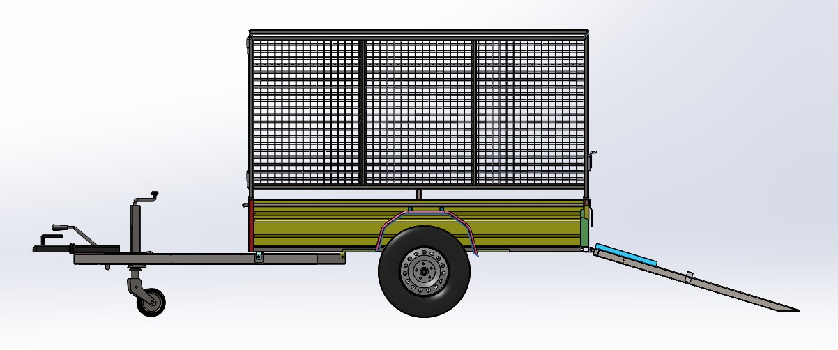 8x5FT农场拖车