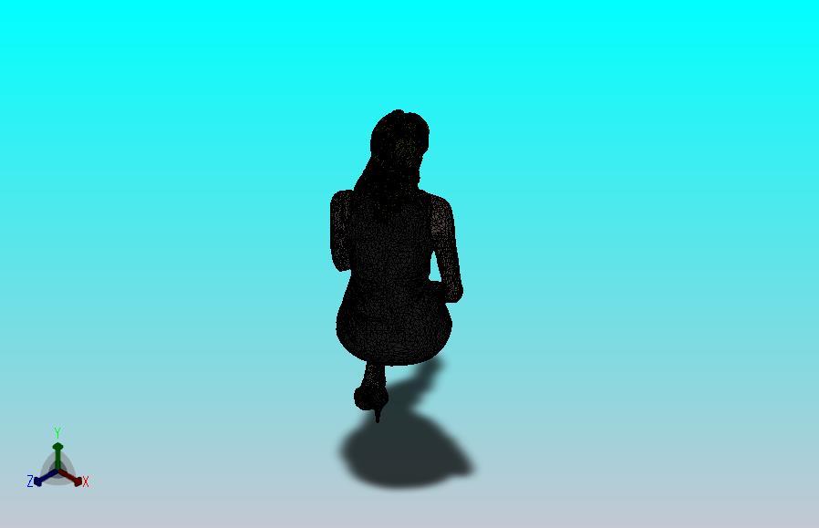 坐着的女人