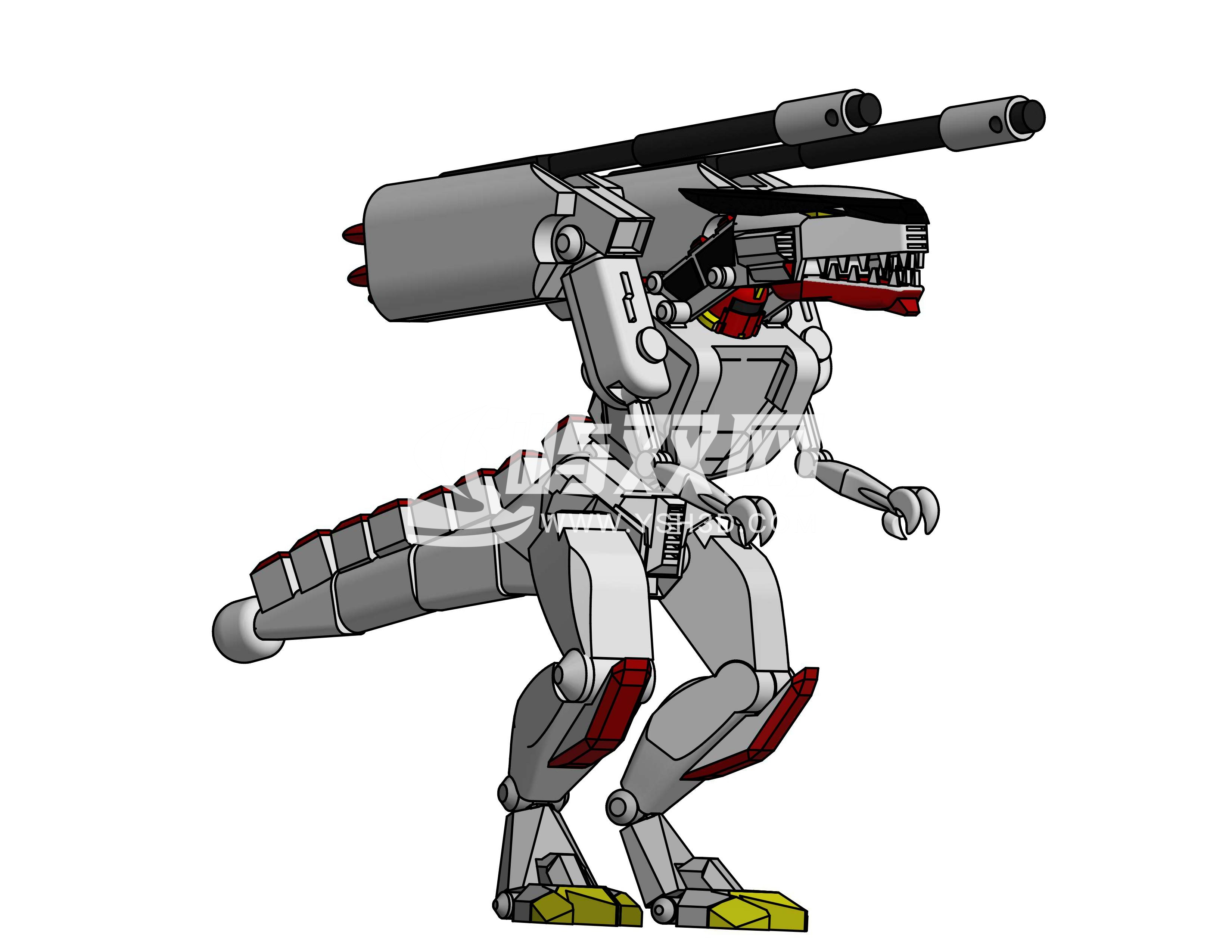 k-rex恐龙机器人造型