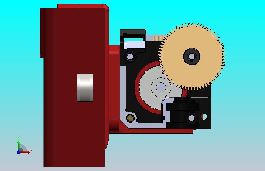 FDM型3D打印机X轴