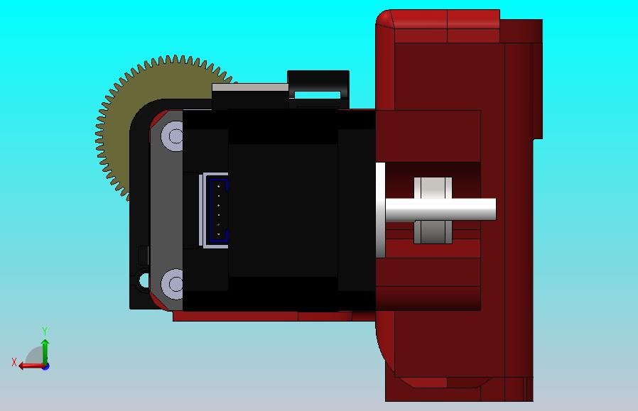 FDM型3D打印机X轴