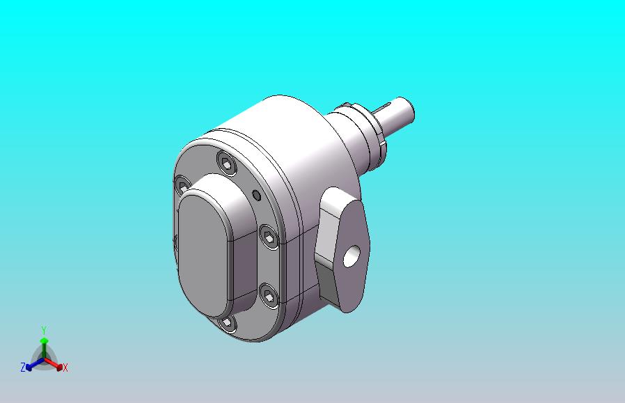 齿轮泵三维模型SW2021