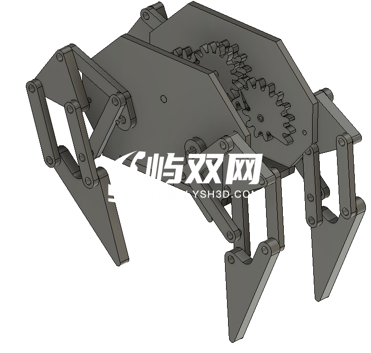 简易风力仿生兽结构