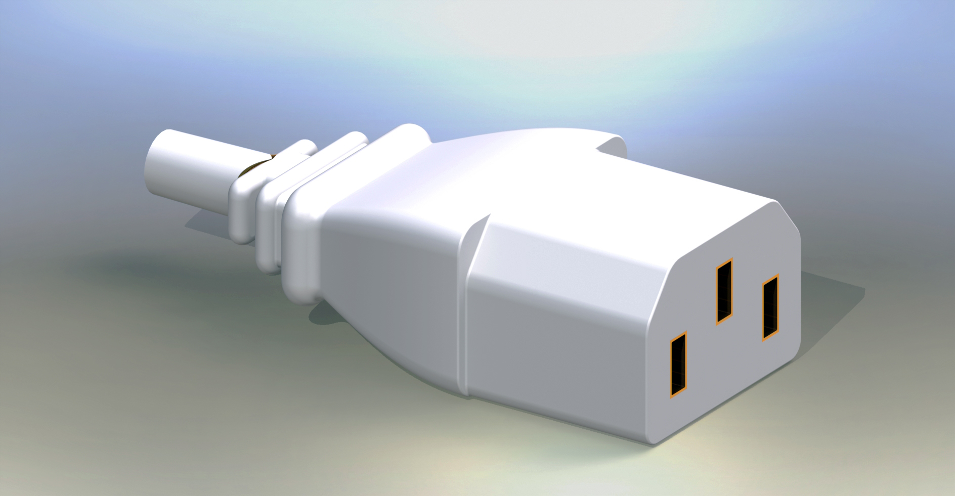 IEC 320 C13电缆端医用插头