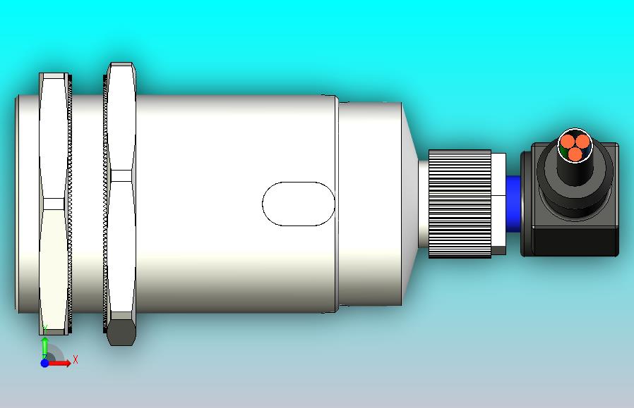 带电缆的M30 x 65接近开关