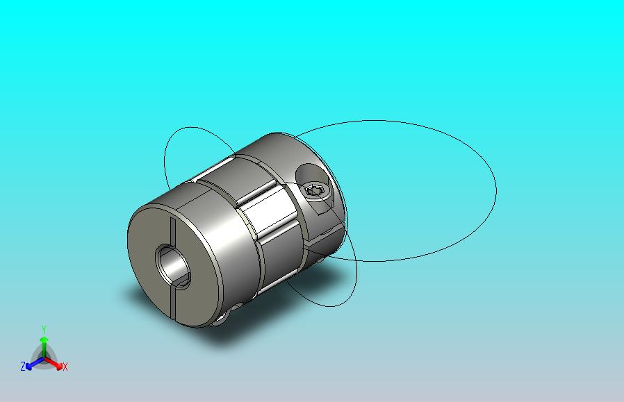 柔性爪式联轴器5x6.35