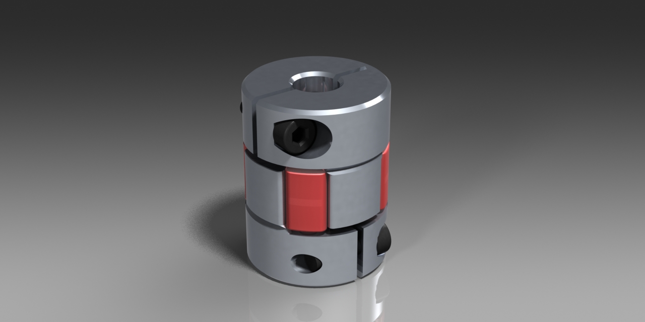 柔性爪式联轴器5x6.35