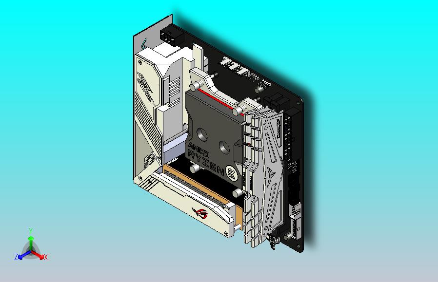 rog x570i主板