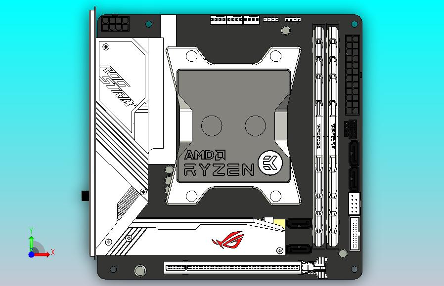 rog x570i主板
