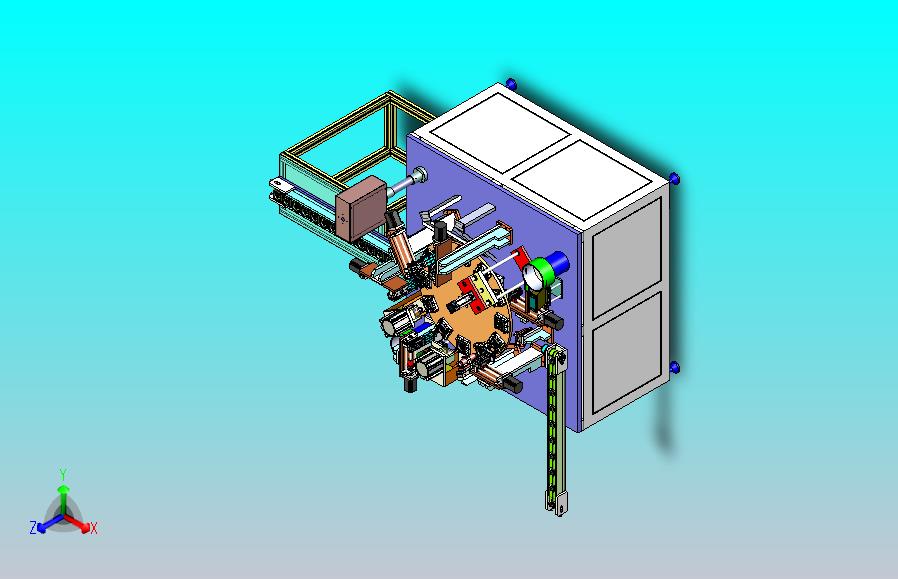 散热扇组装机3D图纸