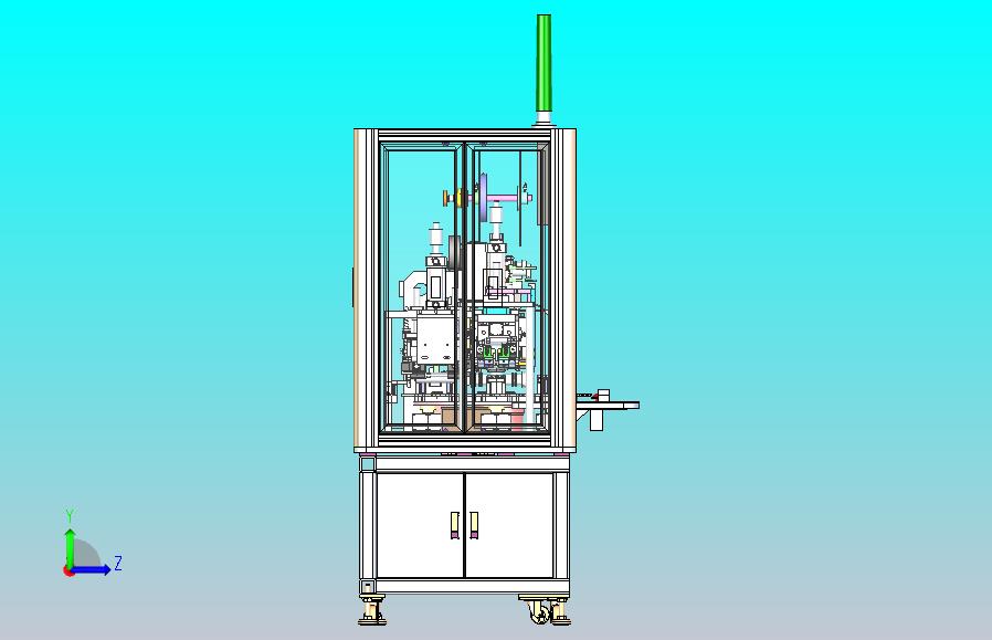 全自动苹果6贴膜机3D图纸