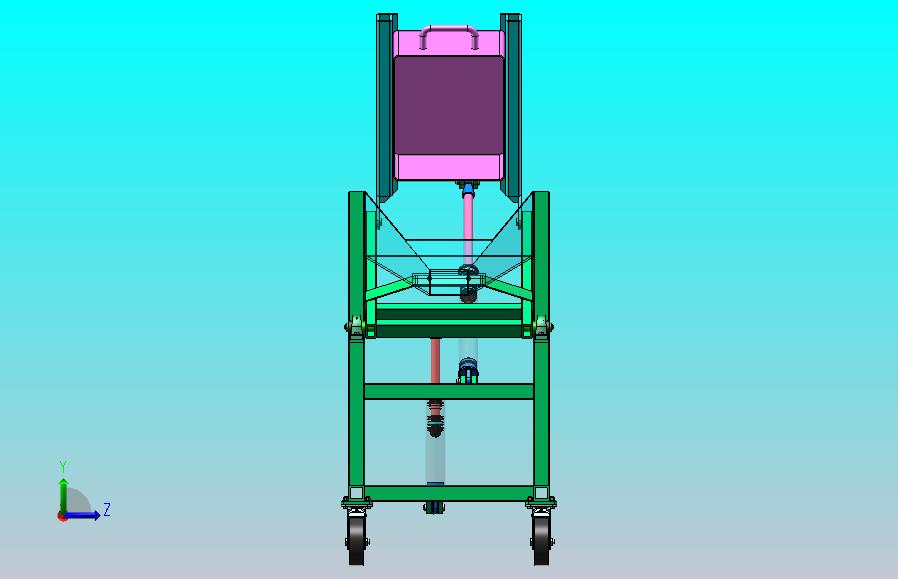 液压提升上料机（SW+CAD+说明书）