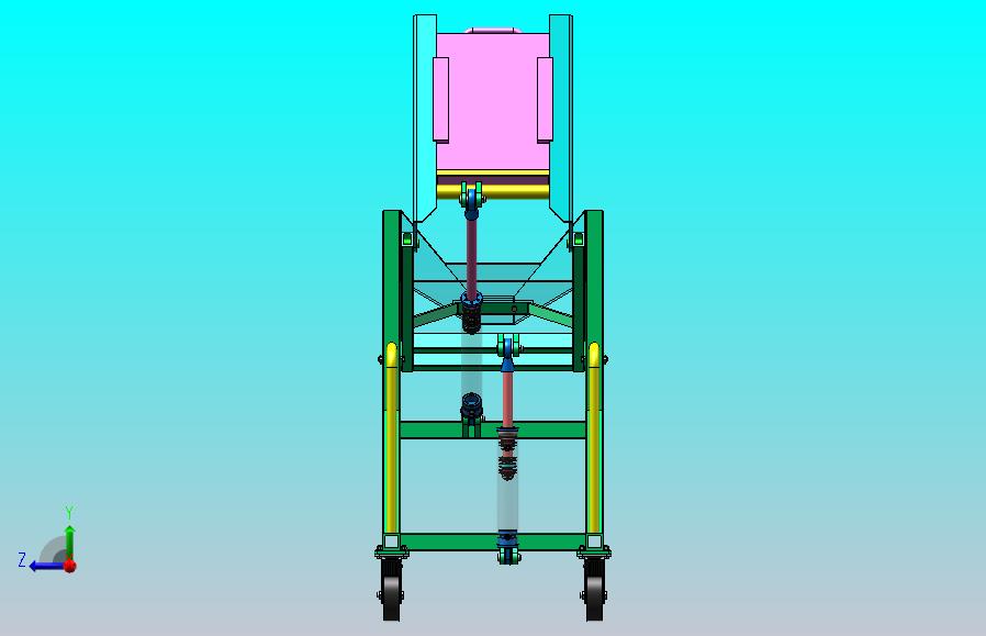 液压提升上料机（SW+CAD+说明书）
