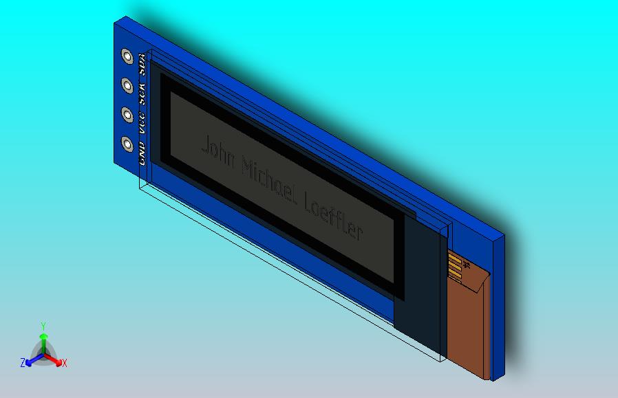 0.91英寸有机发光二极管模块128x32