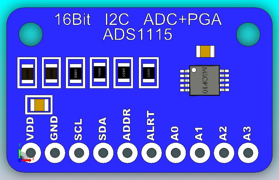 16位I2C ADC+PGA - ADS1115